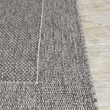 Coastal Outdoor Sisal Charcoal Rug