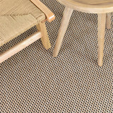 Coastal Outdoor Sisal Sand Black Rug