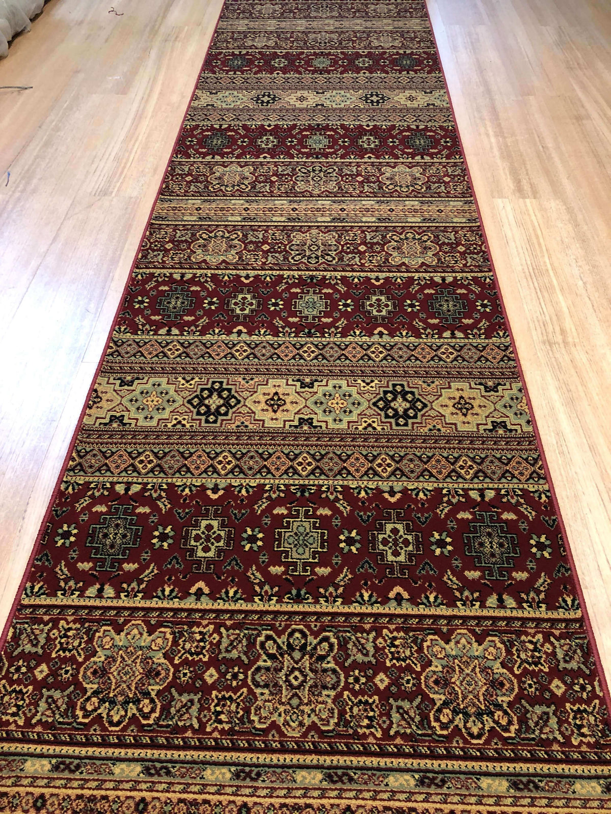 Afghan Red Hallway Runner 80CM Wide