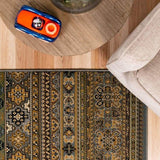 Afghan Wedgewood Blue Traditional Rug