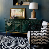 Florence Broadhurst Turnabouts Black 039205