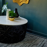 Florence Broadhurst Slub Charcoal 039405