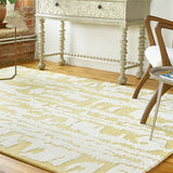 Florence Broadhurst Waterwave Stripe Citron 039906
