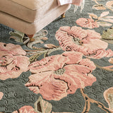 Laura Ashley Aylworth Trail Fern Green 078607 Rug