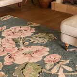 Laura Ashley Aylworth Trail Fern Green 078607 Rug