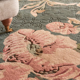 Laura Ashley Aylworth Trail Fern Green 078607 Rug