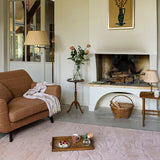 Laura Ashley Coleby Petals Chalk Pink 078802 Rug