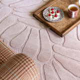 Laura Ashley Coleby Petals Chalk Pink 078802 Rug