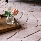 Laura Ashley Coleby Petals Chalk Pink 078802 Rug