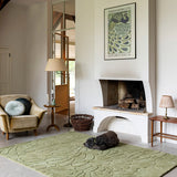 Laura Ashley Coleby Petals Hedgerow Green 078807 Rug