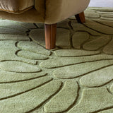 Laura Ashley Coleby Petals Hedgerow Green 078807 Rug