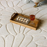 Laura Ashley Coleby Petals Ivory Cream 078809 Rug
