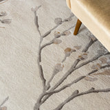 Laura Ashley Pussy Willow Dove Grey 079804 Rug