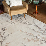 Laura Ashley Pussy Willow Dove Grey 079804 Rug