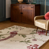 Laura Ashley Summer Palace Cranberry - Grape 081200 Rug