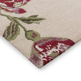 Laura Ashley Summer Palace Cranberry - Grape 081200 Rug