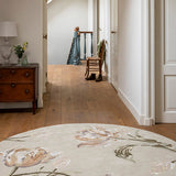 Laura Ashley Gosford Natural - Sage Green 081307 Round Rug