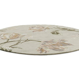 Laura Ashley Gosford Natural - Sage Green 081307 Round Rug