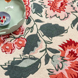 Laura Ashley Wendling Floral Poppy Red 083100 Rug