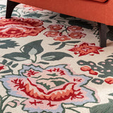 Laura Ashley Wendling Floral Poppy Red 083100 Rug