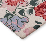 Laura Ashley Wendling Floral Poppy Red 083100 Rug