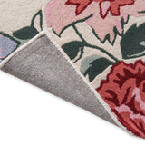Laura Ashley Wendling Floral Poppy Red 083100 Rug