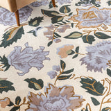 Laura Ashley Wendling Floral Heather Purple 083104 Rug