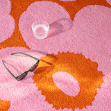 Marimekko Unikko Pink Orange Outdoor 434302 Rug