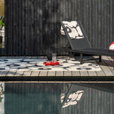 Marimekko Unikko Charcoal White Outdoor 434305 Rug