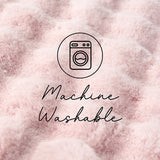 Bubble Blush Round - Machine Washable Rug