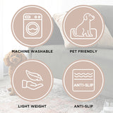 Bubble Blush Round - Machine Washable Rug