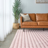 Bubble Blush - Machine Washable Rug