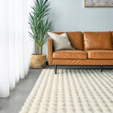 Bubble Natural - Machine Washable Rug