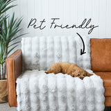 Bubble Silver - Machine Washable Rug