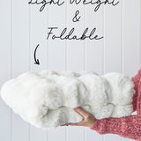 Bubble White Round - Machine Washable Rug