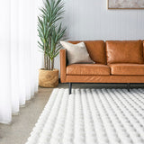 Bubble White - Machine Washable Rug