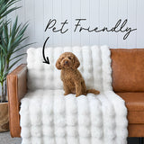 Bubble White - Machine Washable Rug