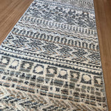 Boho Ivory Beige Hallway Runner 80CM Wide