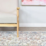 Livvie Navy Cream Hallway Runner Rug