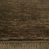 Conscious Loom Kinship Bear Brown Runner Rug