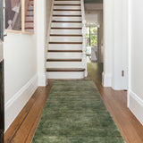 Conscious Loom Kinship Forest Green Runner Rug