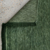 Conscious Loom Kinship Forest Green Runner Rug