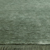 Conscious Loom Kinship Sage Green Runner Rug