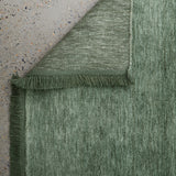 Conscious Loom Kinship Sage Green Runner Rug
