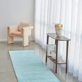 Conscious Loom Kinship Sky Blue Runner Rug