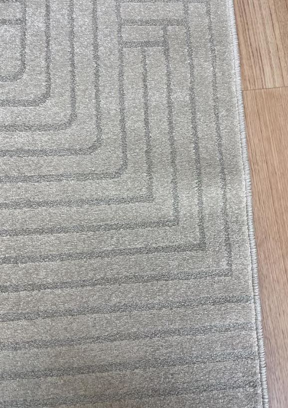 Summit Maze Beige Hallway Runner 80cm Wide
