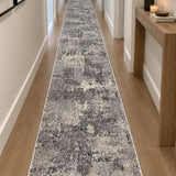 Selena Grey Hallway Runner 80CM Wide