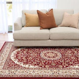 Heirloom Bordeaux Medallion Rug
