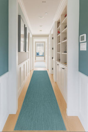 Malia Olive Hallway Runner Non-Slip 80cm Wide