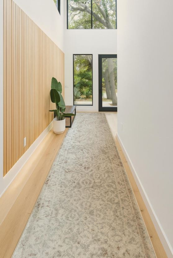 Carmen Latte Hallway Runner 80CM Wide